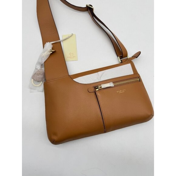RADLEY London Pockets Icon smooth leather women's small crossbody -Butterscotch - Picture 6 of 7